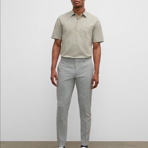 NEW Club Monaco Sutton Check Dress Pants
